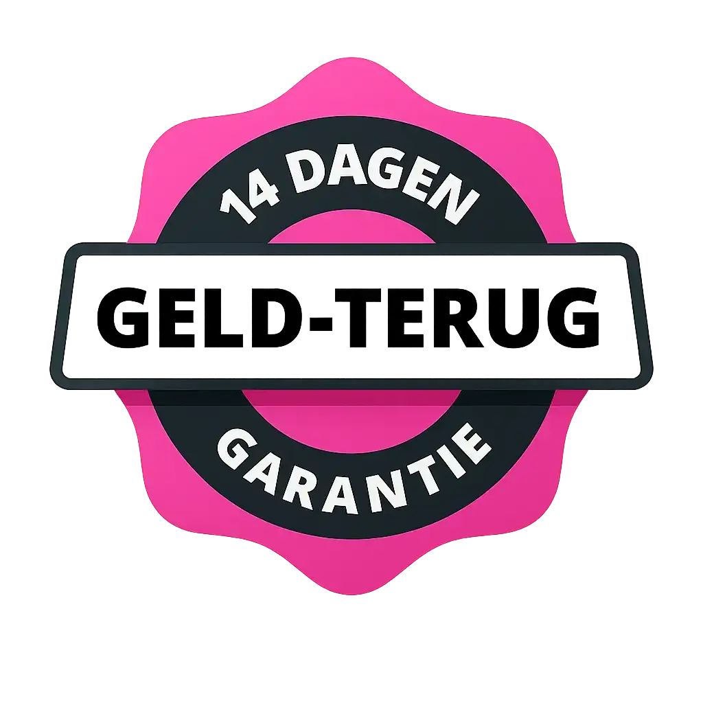 14 dagen geld-terug garantie stempel